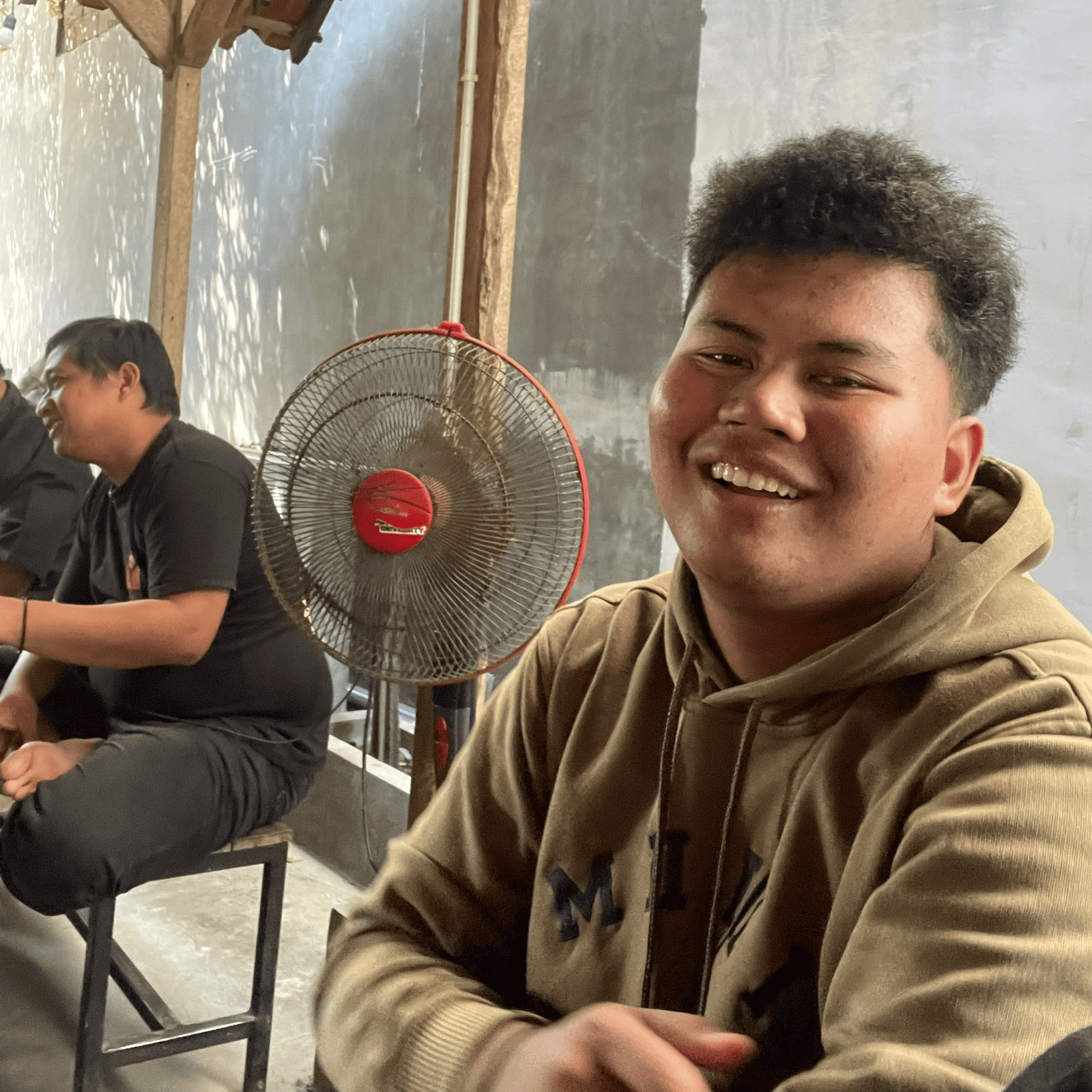 Coffee beans and V60 dripper on a marble table